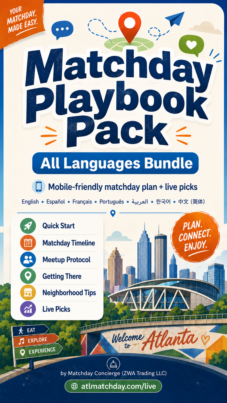 Matchday Playbook Pack – All Languages Bundle (World Cup 2026)